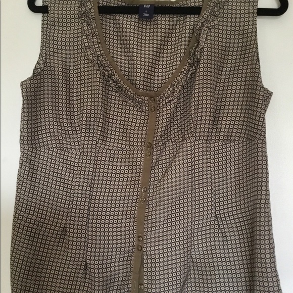 GAP Tops - GAP | Silk Print Blouse